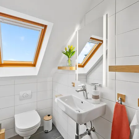 Lägenhet Nussknacker Suite - Pro Max - Ankommen & Wohlfuehlen - Viel Raum 3 Schlafzimmer Dachterrasse Freunde Familien Arbeiten 2 Wc 120Qm