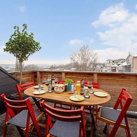 Nussknacker Suite - Ankommen&Wohlfühlen mit viel Raum für 8 Gäste 3 Schlafzimmer Dachterrasse Freunde Familien 120qm Apartamento *