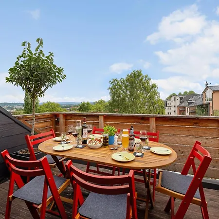 Apartament Nussknacker - Pro Max - Ankommen & Wohlfuehlen - Viel Raum 3 Schlafzimmer Dachterrasse Freunde Familien Arbeiten 2 Wc 120qm Chemnitz