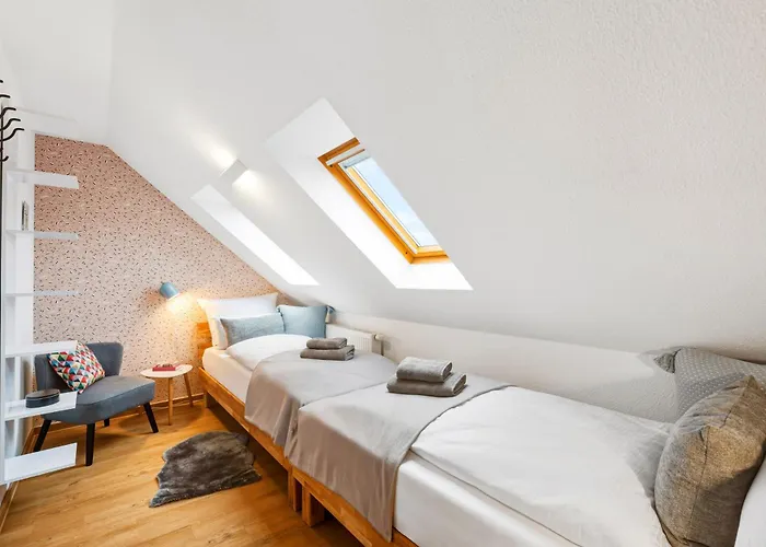 Nussknacker Suite - Ankommen & Wohlfuehlen - Viel Raum Fuer 8 Gaeste 3 Schlafzimmer Dachterrasse Freunde Familien 2 Wc 120Qm Lejlighed Chemnitz